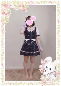池袋リフレ・フェアリースターのゆえちゃんの写真【猫耳アイドルコスプレ・全身】